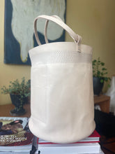 Load image into Gallery viewer, Wabi Sabi Leather Basket - NATURAL VEG TAN