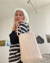 Load image into Gallery viewer, Small Wabi Sabi Leather Basket