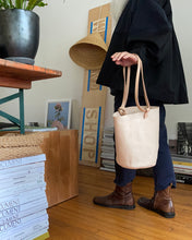 Load image into Gallery viewer, Small Wabi Sabi Leather Basket