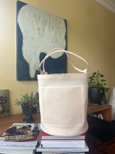 Load image into Gallery viewer, Wabi Sabi Leather Basket - NATURAL VEG TAN
